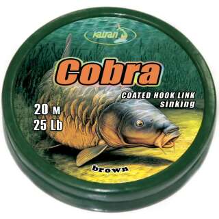 Повідковий матеріал Katran Cobra 20m (brown) 25lb