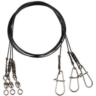 Повідець Savage Gear Black7 Trace 20cm 0.35mm 7kg (3 шт/уп.)