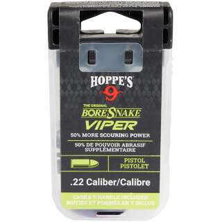 Протяжка Hoppe`s Bore Snake Viper для кал .22 з бронзовими йоржами