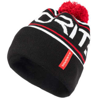 Шапка Favorite Pompon Hat Black White Logo