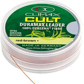 Шоклідер Climax Cult Duramax Leader 20m (red brown) 0.35mm
