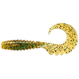 Силікон FishUP Fancy Grub 2' #036 - Caramel/Green & Black (10шт/уп)