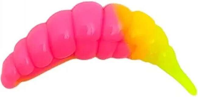 Силікон FishUP Ozi 1.2' cheese taste #133 - Bubble Gum/Hot Chartreuse (10шт/уп)