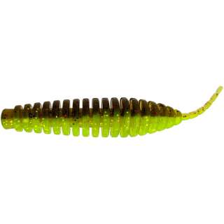 Силікон FishUP Tanta 3' #203 Green Pumpkin/Flo Chartreuse (6шт/уп)