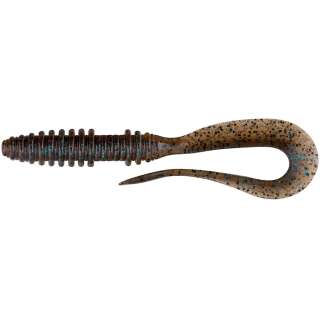 Силікон Keitech Mad Wag Mini 2.5' (12 шт/уп) к:207 green pumpkin pp. flk