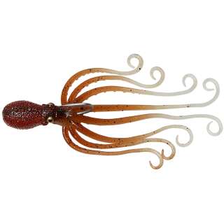 Силікон Savage Gear 3D Octopus 100mm 35.0g Brown Glow (поштучно)