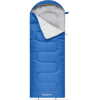 Спальний мішок KingCamp Oasis 250S Comf +12°C / Lim +7°C / Extr -3°C Blue