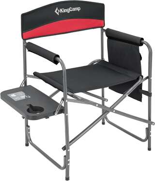 Стілець розкладаний KingCamp Folding Director Chair Black/Red