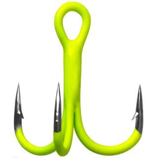 Трійник Gurza Round Treble ST-36 Chartreuse №2 (3шт/уп)