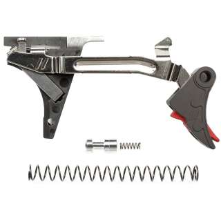 Ударно-спусковий механізм ZEV PRO Curved Faceдля Glock 1-4 Gen. Чорний/червоний