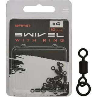 Вертлюжок Brain Swivel With Ring #4 (10 шт/уп) SGCA-8013-4