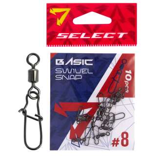 Вертлюжок з застібкою Select Basic Swivel Snap #8 (10 шт/уп)