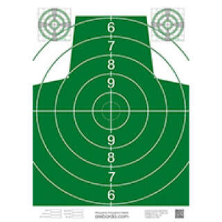Алебарда мішень паперова №4М зелена