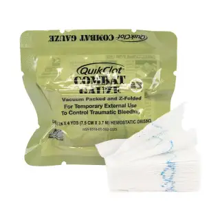 Бинт гемостатичний QuikClot® Z-Fold Vacuum Packed Combat Gauze Multi