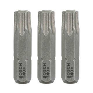 Біти Bosch Extra-Hard, 25 мм Т40, 3 шт.