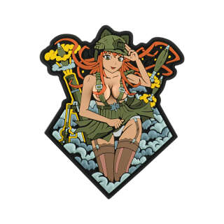 Brand Element нашивка Дівчина з мінами BE/PH PVC