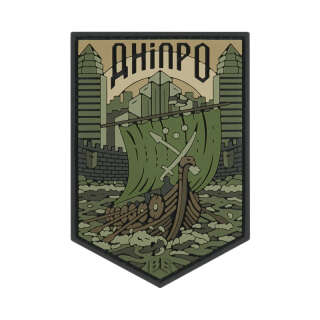Brand Element нашивка Дніпро PVC Olive