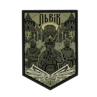 Brand Element нашивка Львів PVC olive