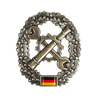 BW беретная кокарда (Mini) INSTANDSETZUNG, Mil-tec