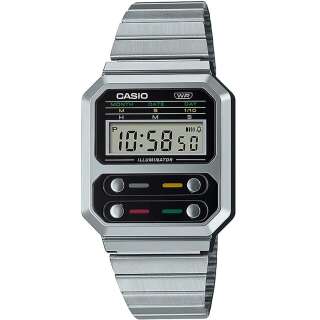 Годинник Casio A100WE-1AEF., Сріблястий