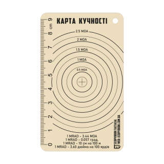 Ecopybook Tactical линейка карта кучностей