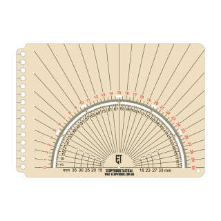 Ecopybook Tactical лінійка Protractor UA