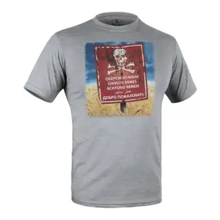 Футболка з малюнком Dangerous Mines Grey Melange