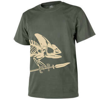 Футболка T-shirt Helikon Full Body Skeleton Olive Green, Olive Green
