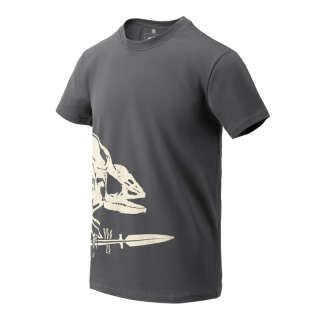 Футболка T-shirt Helikon Full Body Skeleton - Shadow Grey
