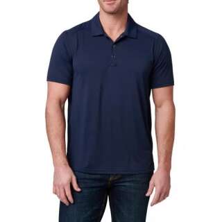Футболка поло 5.11 Paramount Short Sleeve Polo, Navy Blue, S, 5.11 Tactical