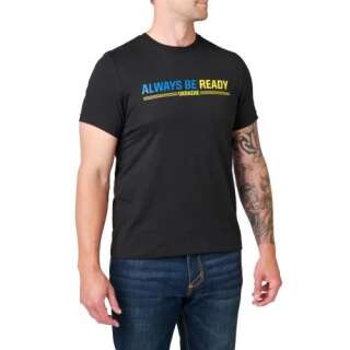 Футболка с рисунком 5.11 ® Always Be Ready® Ukraine, Black, 5.11 Tactical