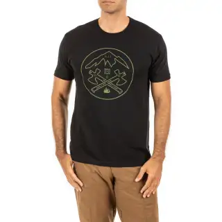 Футболка з малюнком 5.11 ® Crossed Axe Mountain Black