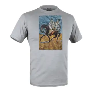 Футболка з малюнком UA Grey Melange