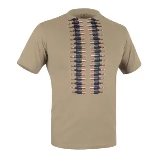 Футболка з малюнком Вишиванка кулеметника Tan 499