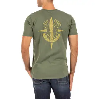 Футболка з малюнком 5.11 Stay Sharp (Military Green), 5.11 ®