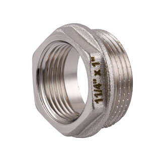Футорка 1 1/4″х1″НВ никелированная NF653S OPTIMUM