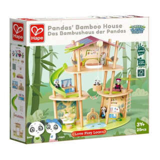 Игровой набор Hape Бамбуковый домик панд (E3413)