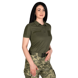 Жіноче поло Pani Army ID LT Олива 8080