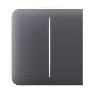 Кнопка Ajax SideButton (2-gang) graphite для двухклавишного выключателя