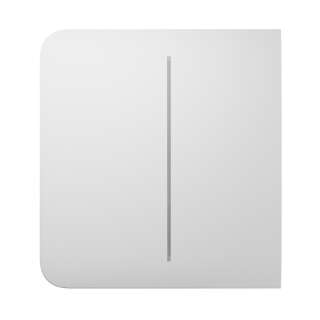 Кнопка Ajax SideButton (2-gang) white для двухклавишного выключателя
