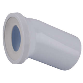 Колено OPTIMUM для унитаза 22,5 ° D110 пластик OPTI 21410/222