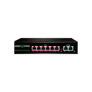 Комутатор мережевий GreenVision POE GV-020-D-6G+2PG