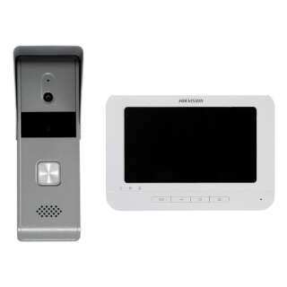 Комплект відеомофона Hikvision DS-KIS203T (розпродаж 658): відеодомофон 7" і відеопанель