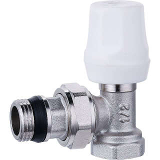 Кран радиаторный угловой Q PROFESSIONAL 1/2″ NV-QP5005 вентильный с уплотнителем, Quality Professional