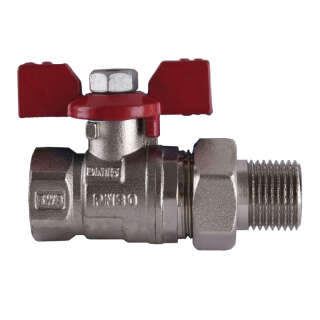 Кран кульовий ARCO 1/2″ SENA 154103 прямий з американкою (754103)