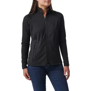 Куртка флісова жіноча 5.11 Women's Stratos Full Zip Black