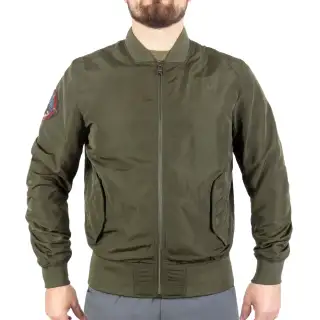 Куртка льотна демісезонна Sturm Mil-Tec Flight Jacket Top Gun Base Olive