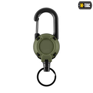 M-Tac карабин зі шнуром для ключів Olive