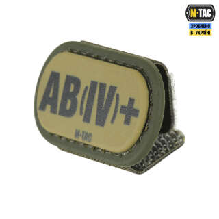 M-Tac MOLLE Patch група крові AB (IV) + PVC Ranger Green