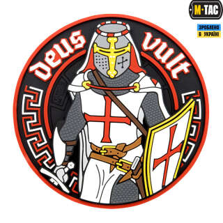 M-Tac нашивка Deus Vult 3D ПВХ